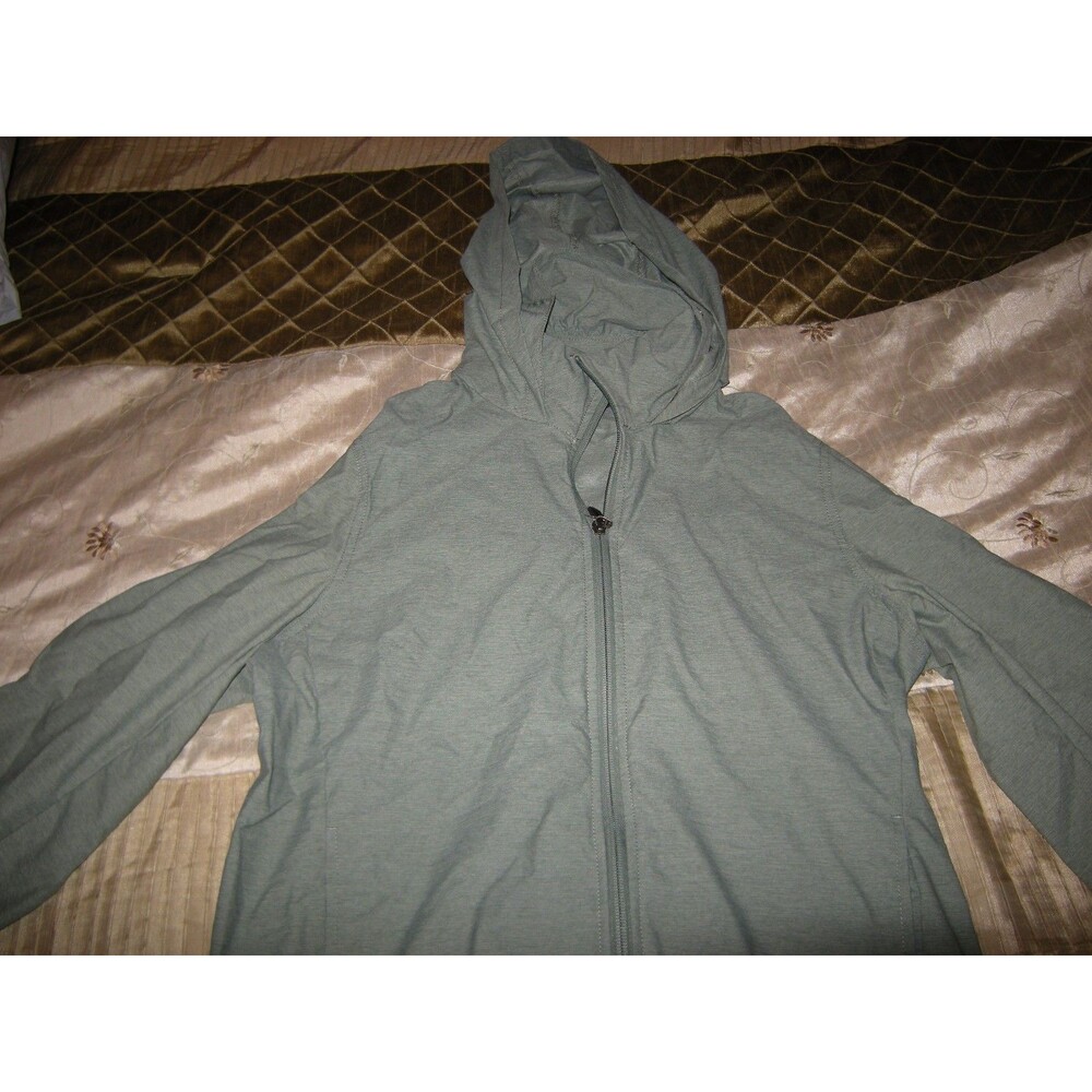 Brand New Misses Heathered Green The North Face Hooded Jacket, Size L